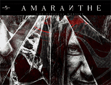 Tablet Screenshot of amaranthe.se